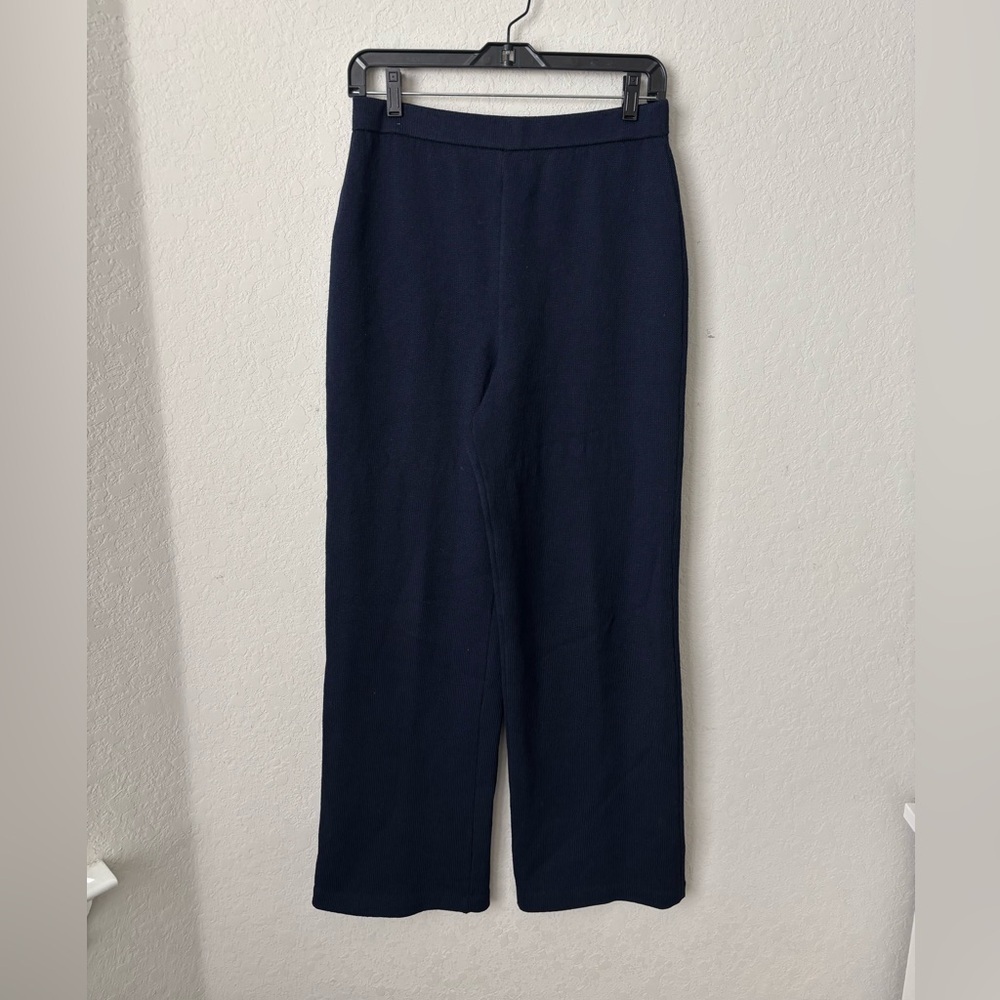 St. John Collection Navy Blue Knit Pants Size 6